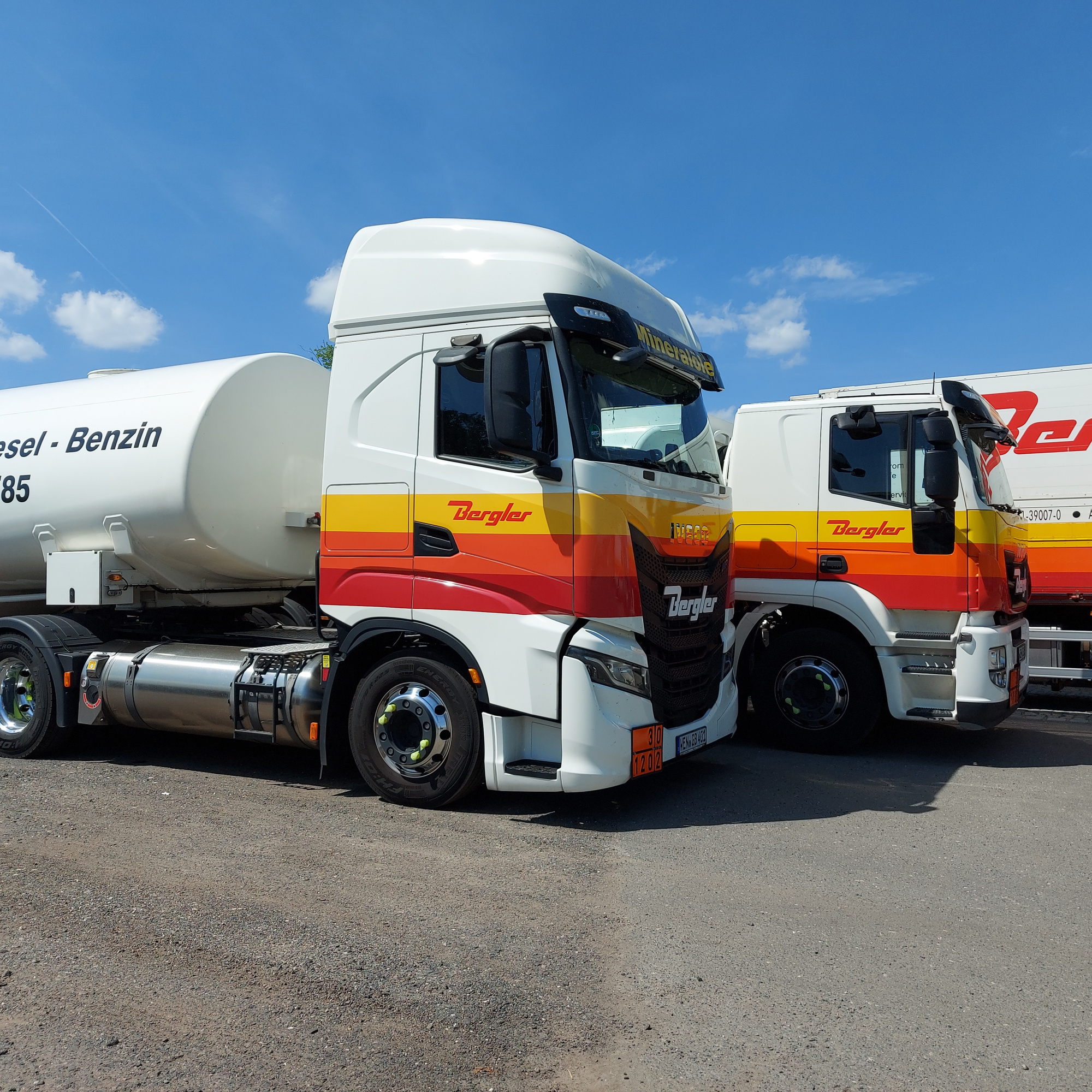 Bergler Tankwagen, LKW für Heizöllieferung. Heizöl Weiden